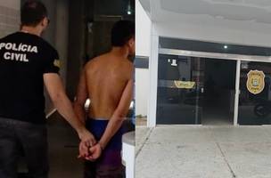 Jovem é preso suspeito de estuprar mulher após festa em Campo Maior (Foto: Homem da Notícia)