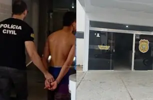 Jovem é preso suspeito de estuprar mulher após festa em Campo Maior (Foto: Homem da Notícia)