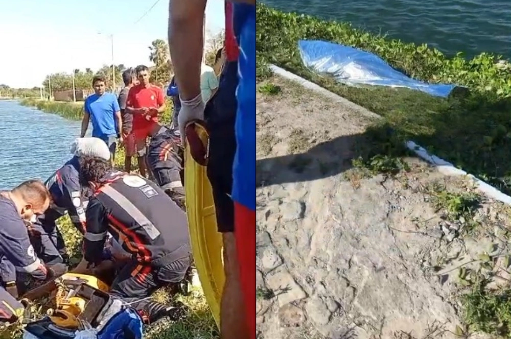 Jovem morre após se afogar ao tentar atravessar a Lagoa do Bebedouro, em Parnaíba