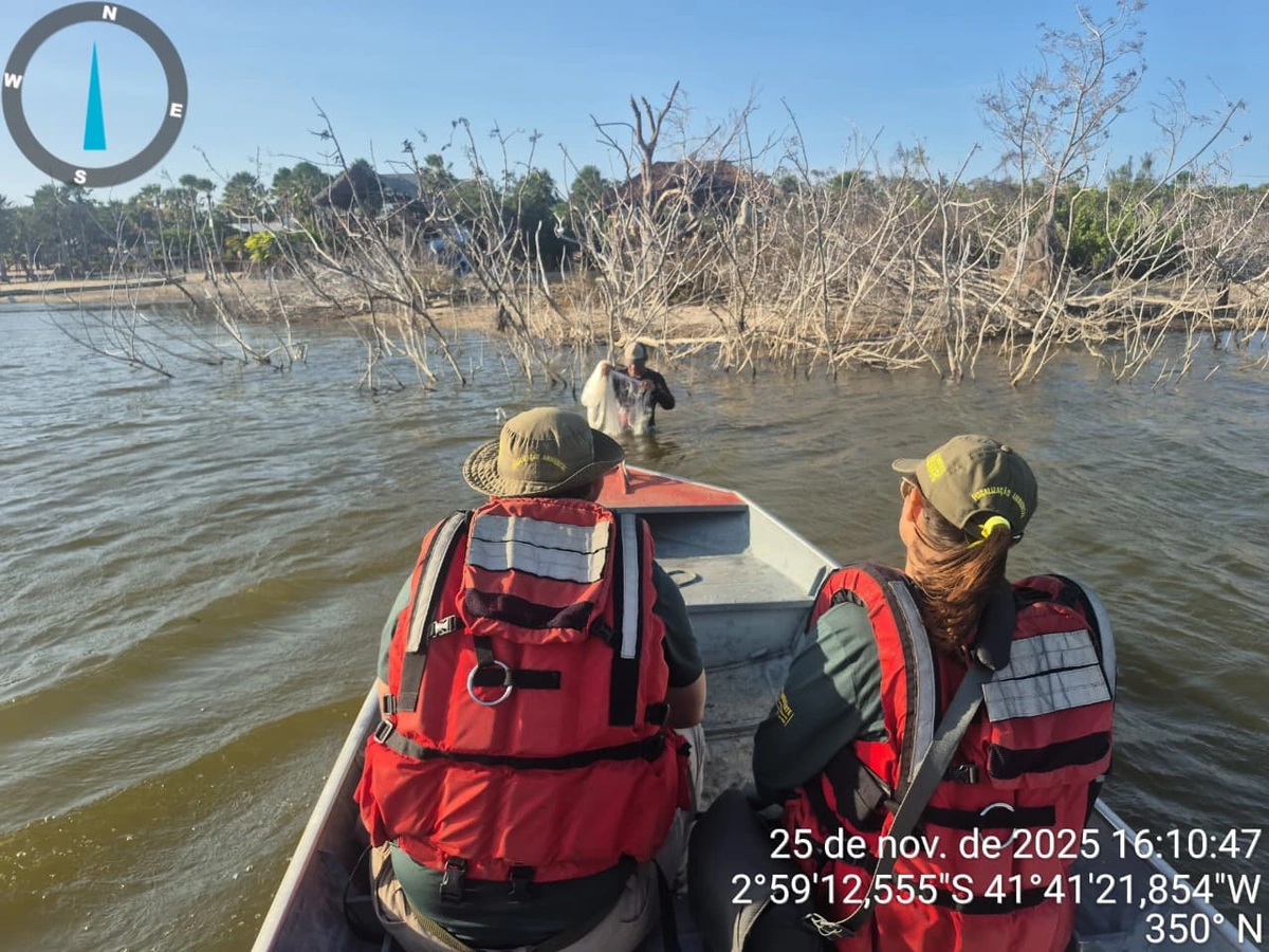 Lagoa do Portinho tem captação irregular e pesca predatória identificadas