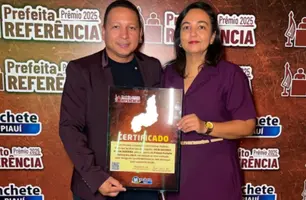 Lécio Gustavo comemora reconhecimento de prêmio Prefeito Referência 2025 (Foto: Reprodução)