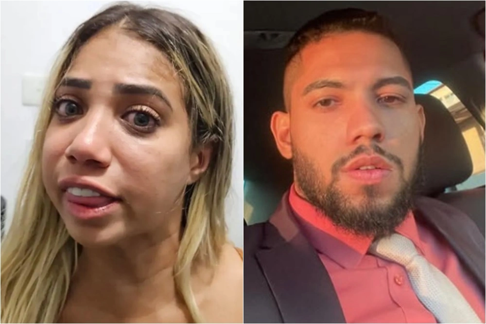 Letícia Ellen e o advogado Bruno Silva