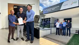 Marden Menezes participa da assinatura de ordens de serviço em dois municípios (Foto: Reprodução)