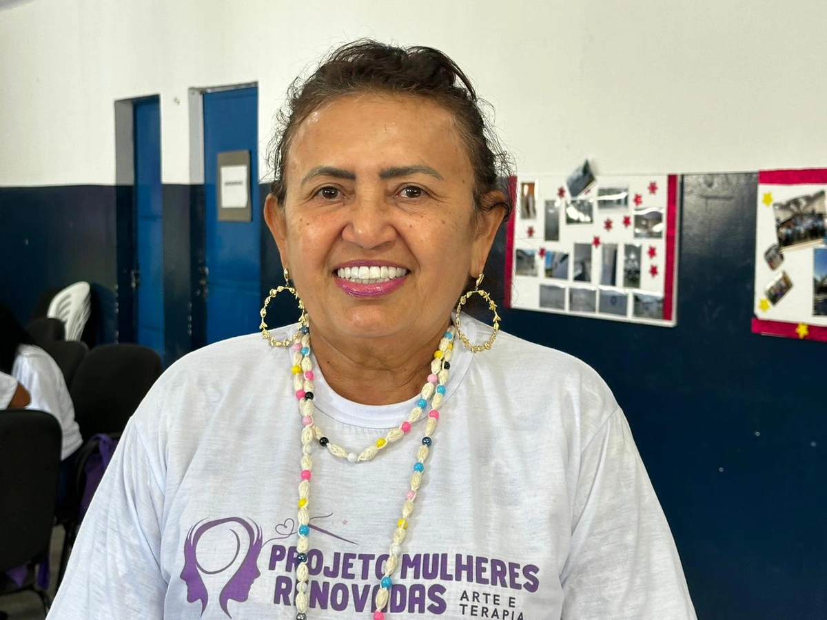 Mariângela Gomes, de 65 anos