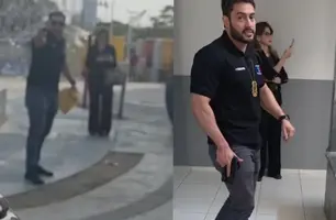 Médico armado ameaça advogado dentro de delegacia em Codó (Foto: Reprodução)