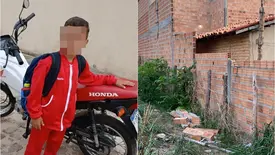 Menino de sete anos morre após ser atingido por muro que desabou em Floriano (Foto: TV Conecta)