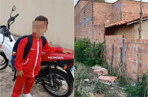 Menino de sete anos morre após ser atingido por muro que desabou em Floriano (Foto: TV Conecta)