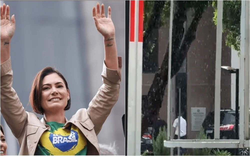 Michelle visita Bolsonaro na PF após autorização e clima tenso em Brasília