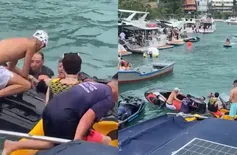 'Milagre estar viva': mulher é resgatada após ser sugada por motor de jetski em SC