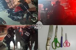 Moto roubada é recuperada em União e suspeito acaba preso durante abordagem (Foto: Reprodução)