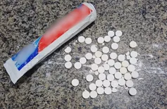 Motorista é flagrado com comprimidos de rebite dentro de tubo de pasta em Parnaíba