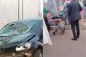 Motorista embriagado atropela oito pessoas que saíam de culto em Imperatriz (Foto: Reprodução)