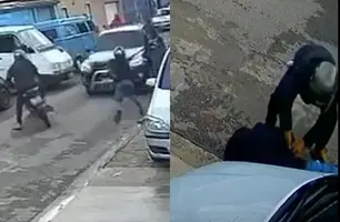 Motorista reage a assalto, atropela e mata suspeito no Rio de Janeiro (Foto: Reprodução)