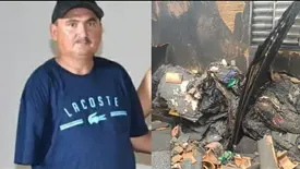 Mulher é morta a facadas e casa é incendiada em Dom Expedito Lopes (Foto: Reprodução)