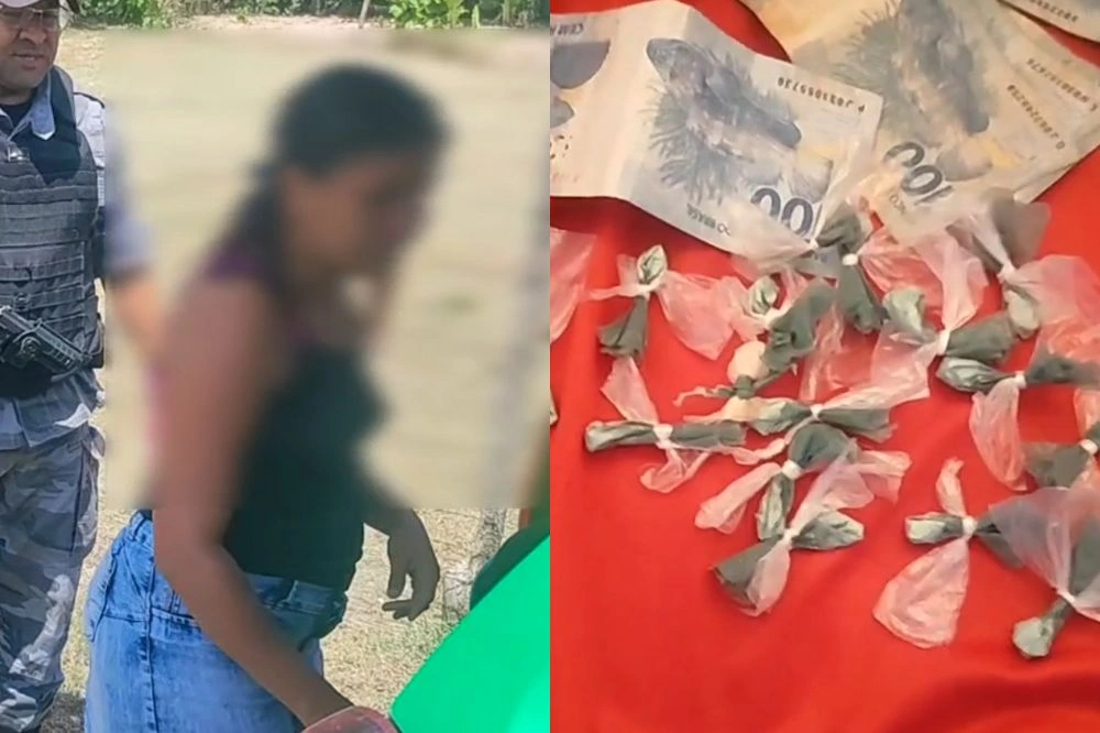 Mulher é presa por tráfico após denúncia de maus-tratos à filha em Nazária