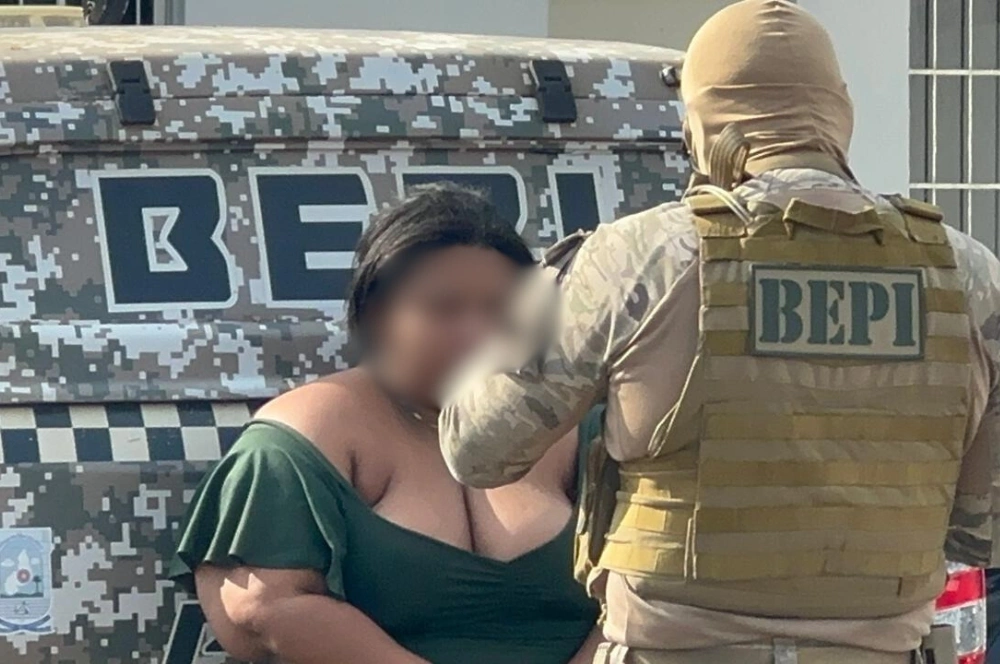 Mulher foi presa suspeita de dar cobertura para um dos investigados