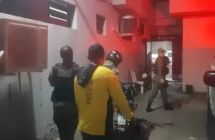 Mulher perde R$ 4,8 mil em golpe e suspeito é levado à Central em Teresina (Foto: Repórter 12/Conecta Piauí)