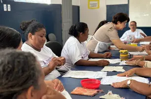Mulheres transformam arte em renda e autoestima em projeto de empreendedorismo (Foto: Conecta Piauí/Anna Flávia)