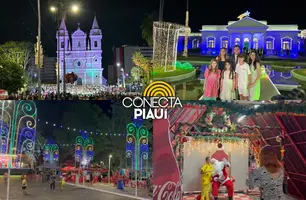 Natal de Sonho e Luz: Governo inaugura decoração no Karnak e Av. Antonino Freire (Foto: Conecta Piauí)