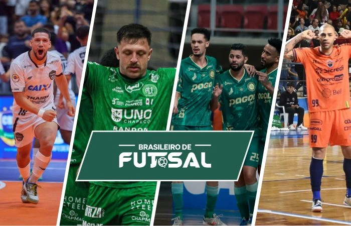 Nordeste e Sul dominam as semis do Brasileiro de Futsal