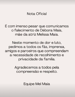 Nota de falecimento