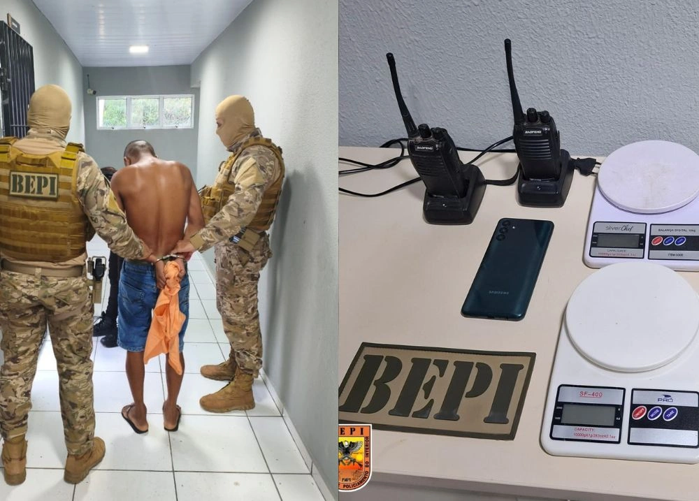 Operação apreende cocaína e rádios comunicadores em ação policial em Bom Jesus