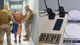 Operação apreende cocaína e rádios comunicadores em ação policial em Bom Jesus (Foto: Reprodução)