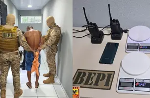 Operação apreende cocaína e rádios comunicadores em ação policial em Bom Jesus (Foto: Reprodução)