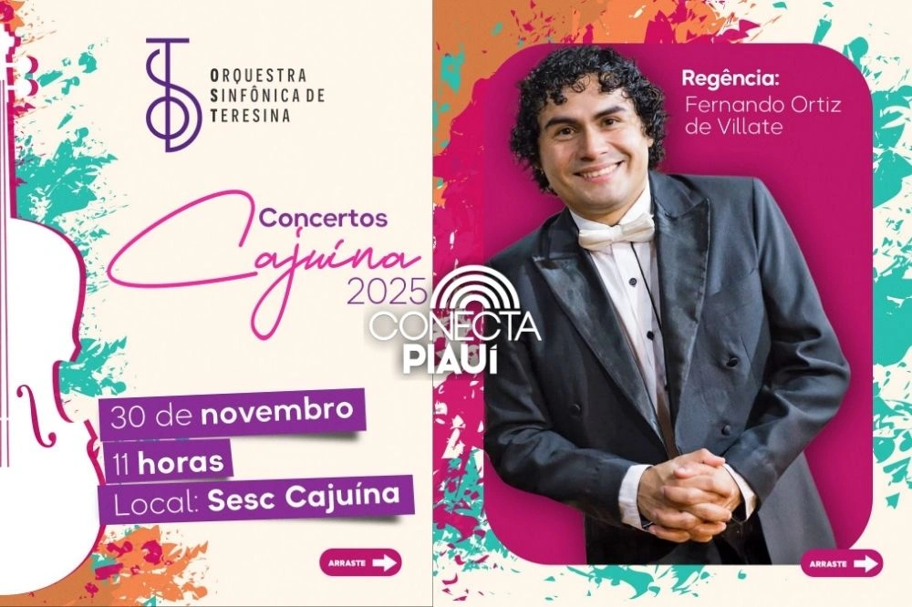 Orquestra Sinfônica de Teresina realiza Concertos Cajuína com maestro peruano