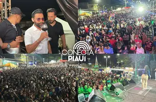 Pablo agita noite da sofrência e reúne mais de 15 mil pessoas no Festeja Parnarama (Foto: Conecta Piauí)