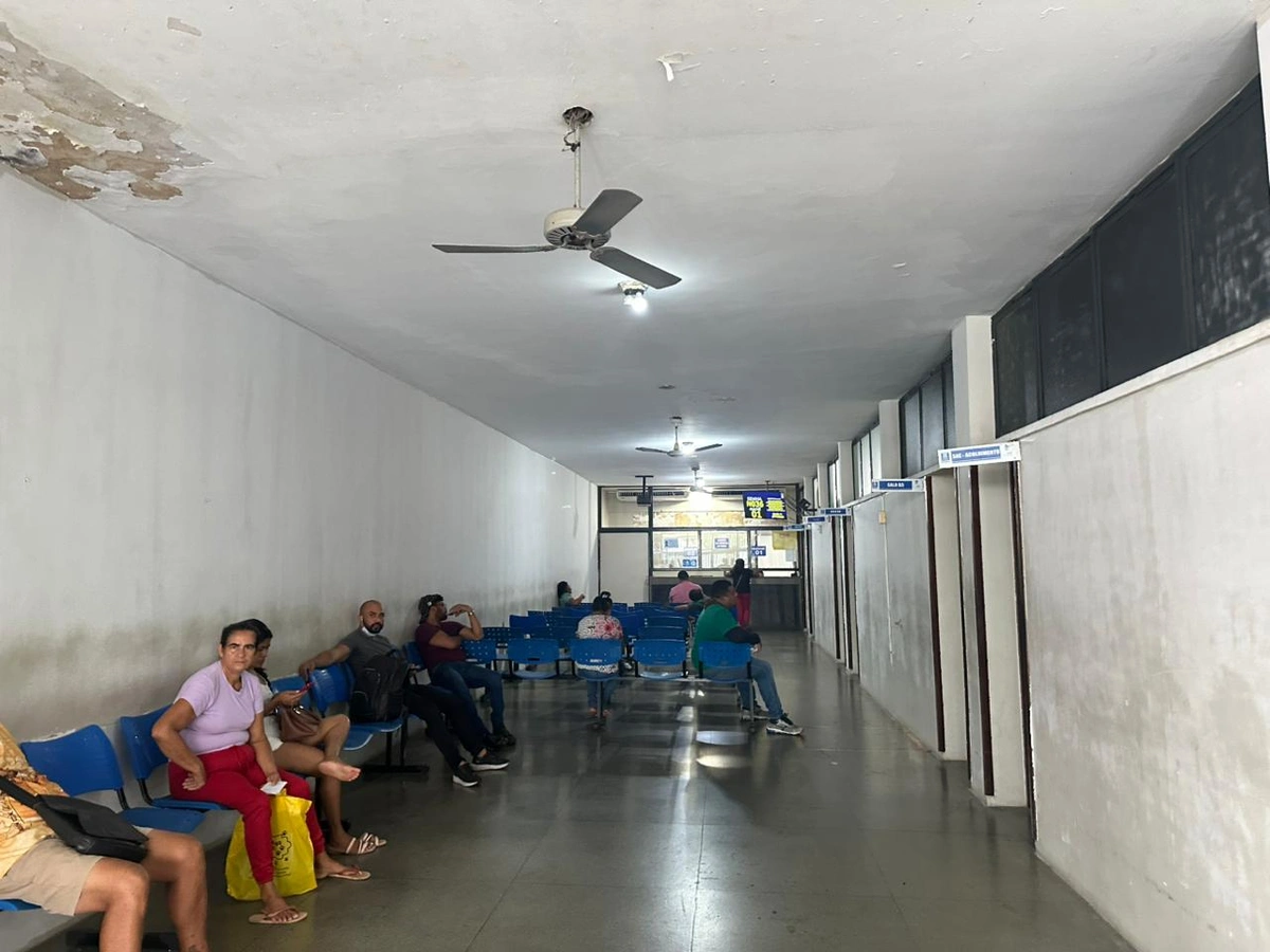 Pacientes denunciam calor extremo no Hospital Lineu Araújo, em Teresina