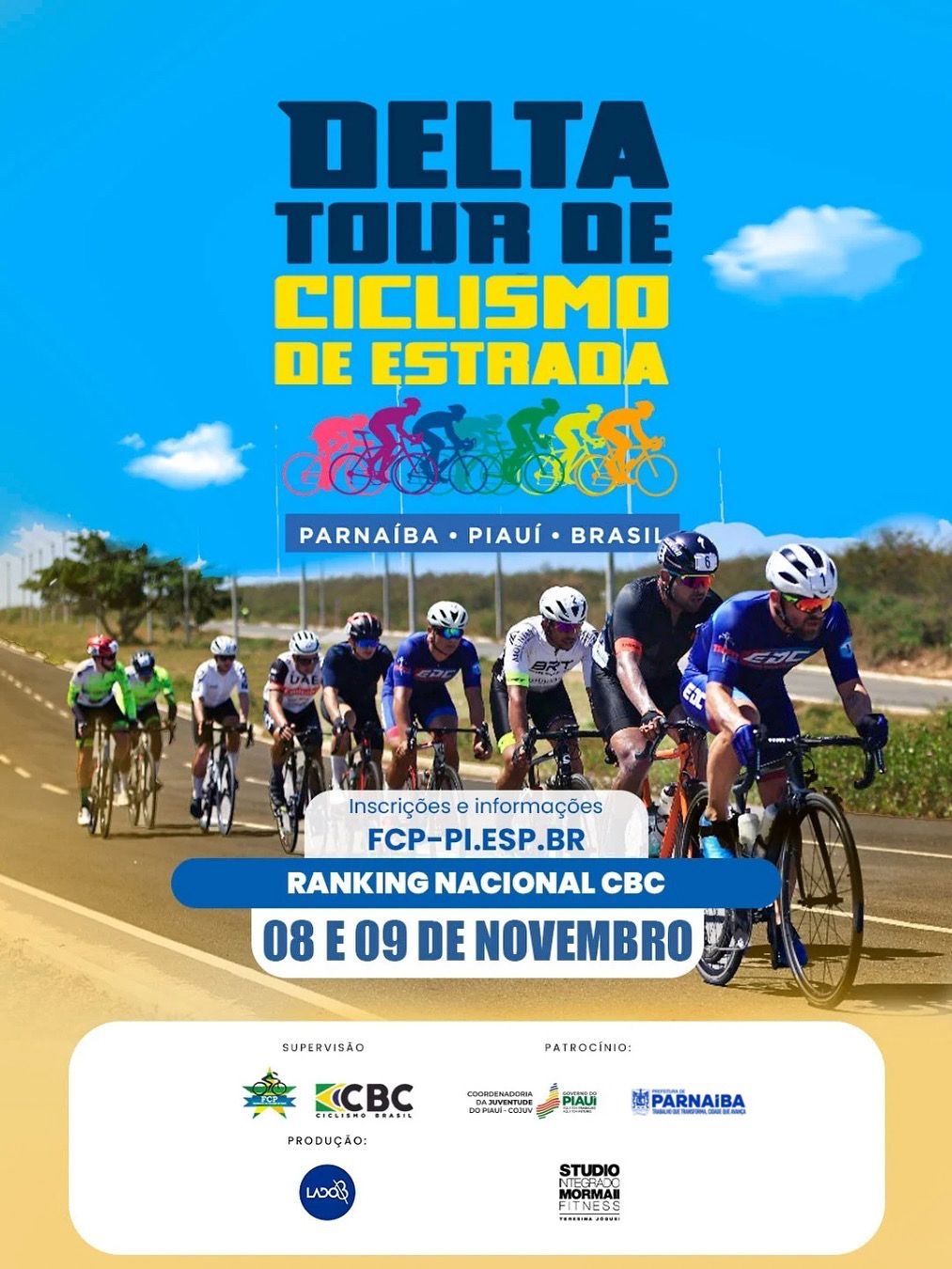 Parnaíba sedia 3ª edição do Delta Tour de Ciclismo e encerra Campeonato Piauiense 2025