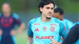 Pedro em treino do Flamengo (Foto: Gilvan de Souza/ Flamengo)