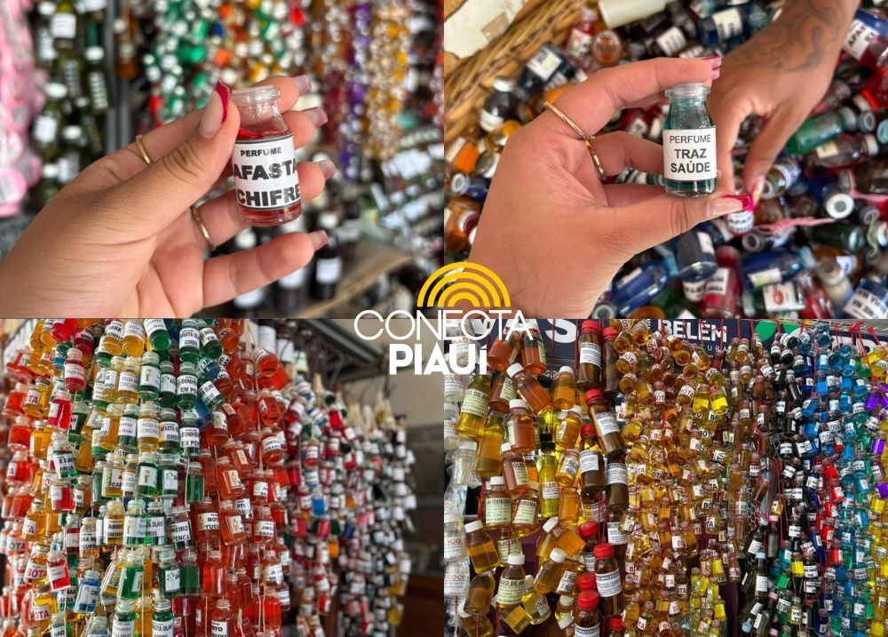 Perfumes e simpatias: bancas de essências atraem curiosos no mercado em Belém