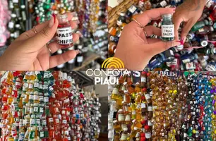 Perfumes e simpatias: bancas de essências atraem curiosos no mercado em Belém (Foto: Reprodução)