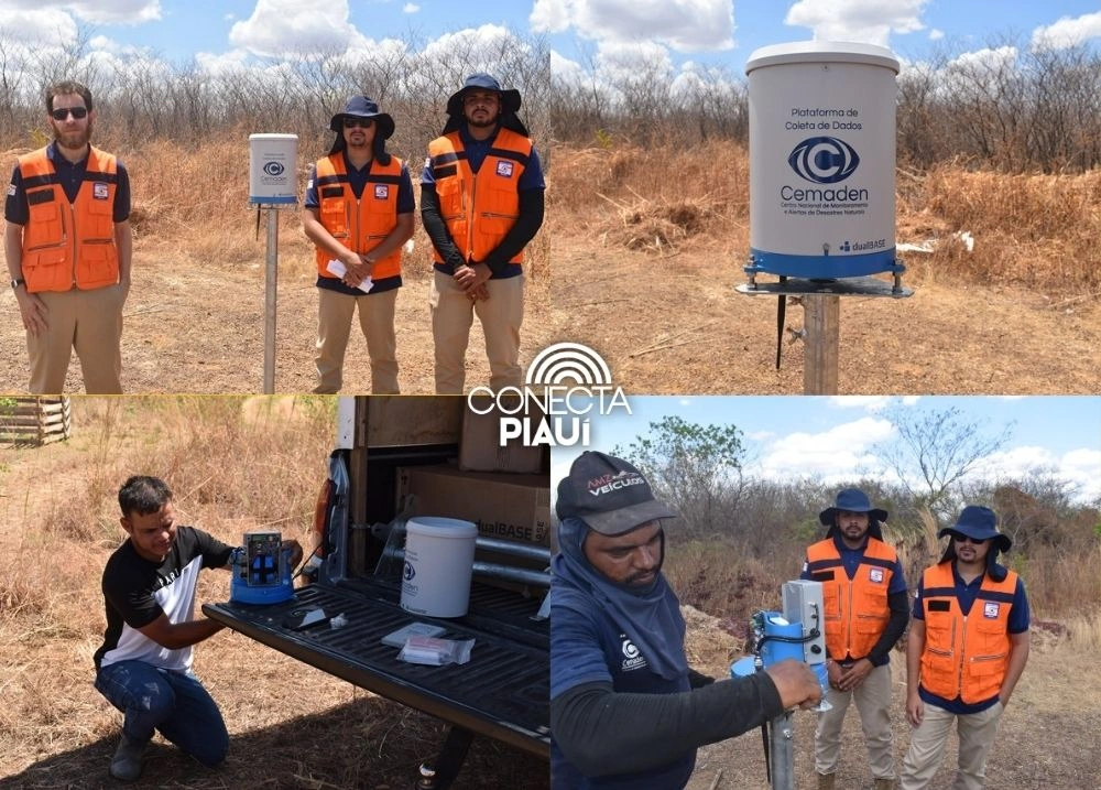 Picos amplia monitoramento de riscos com novo pluviômetro instalado pelo CEMADEN