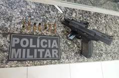 PM apreende pistola após fuga de suspeito no Coqueiro da Praia em Luís Correia
