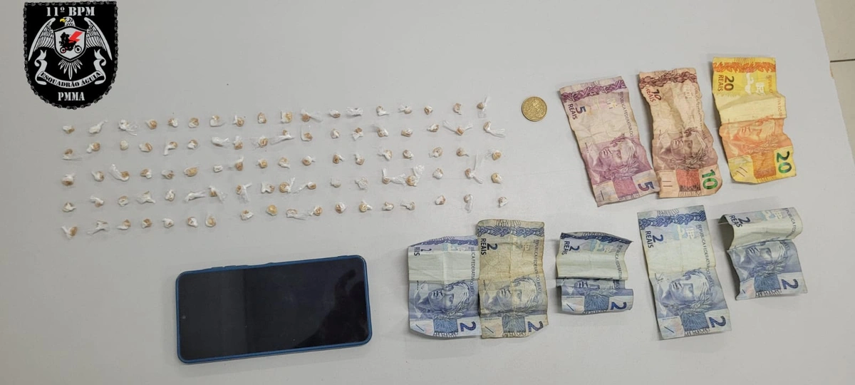 Polícia apreende drogas e detém jovem de 19 anos no bairro Boa Vista em Timon