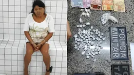 Polícia desarticula ponto de tráfico e prende dupla com drogas em Luís Correia (Foto: Reprodução)