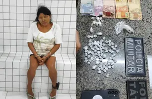 Polícia desarticula ponto de tráfico e prende dupla com drogas em Luís Correia (Foto: Reprodução)