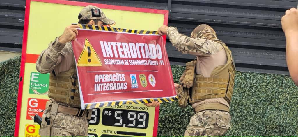Polícia interdita 49 postos em nova fase da Operação Carbono Oculto 86 no Piauí