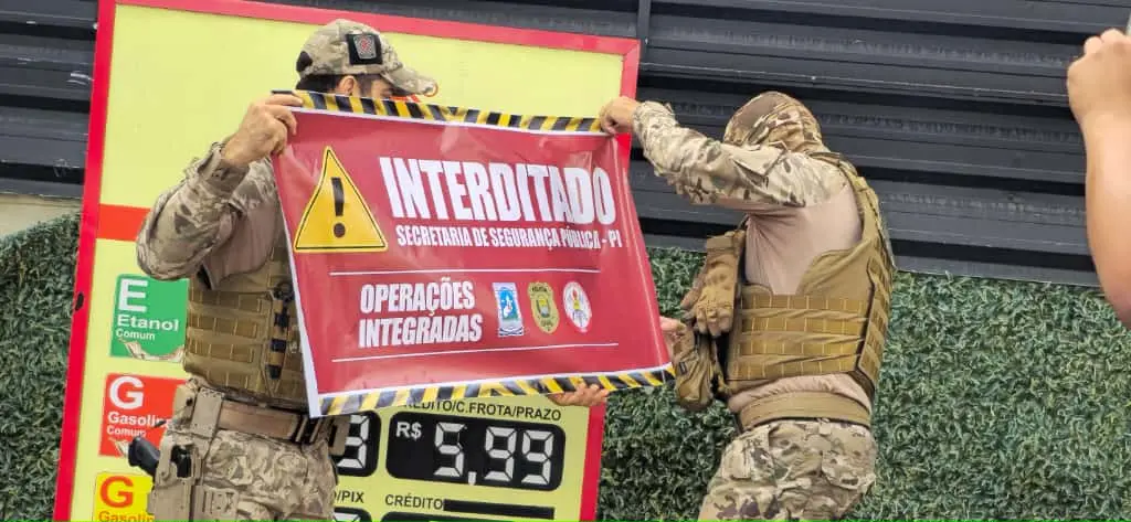 Polícia interdita 49 postos em nova fase da Operação Carbono Oculto 86 no Piauí
