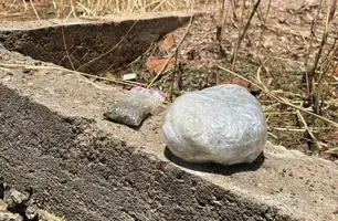 Polícia Militar apreende drogas em terreno baldio em Picos (Foto: Reprodução)