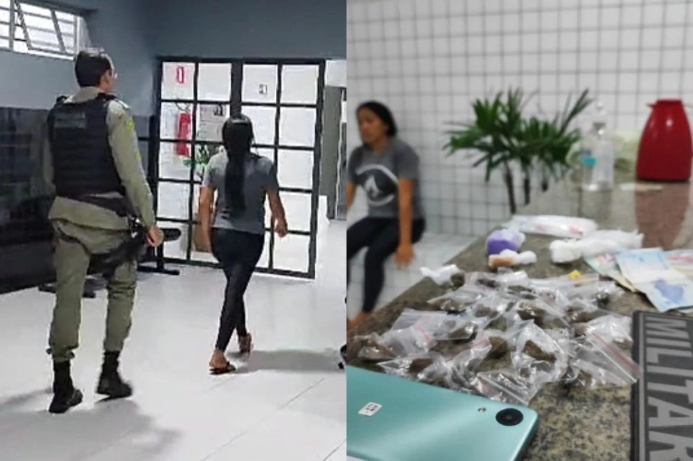 Polícia Militar desarticula ponto de tráfico e prende mulher em Parnaíba