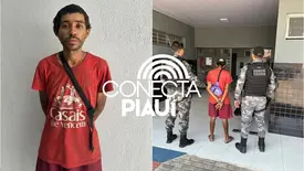 Polícia Militar prende acusado de roubo armado durante operação em Parnaíba (Foto: Reprodução)