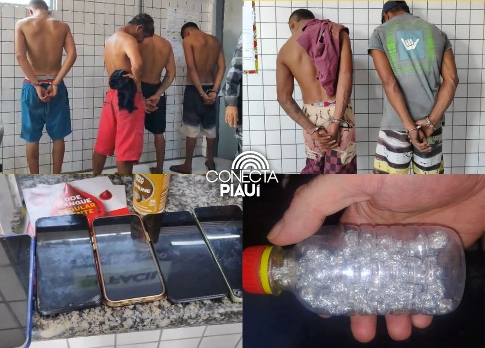 Polícia Militar prende seis suspeitos de duplo homicídio em Luís Correia