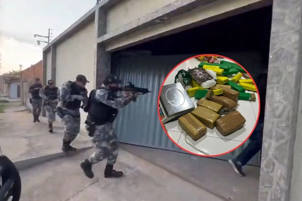 Polícia prende três suspeitos e fecha laboratório de drogas em Teresina