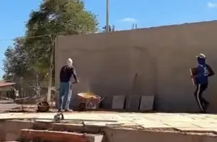 Prefeito Felipe Ribeiro visita obras do novo Palco Cultural em Cajueiro da Praia (Foto: Reprodução)