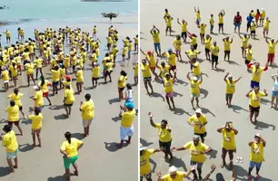 Prefeitura de Amarante leva 250 idosos para o litoral do Piauí (Foto: Divulgação)