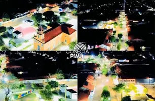 Prefeitura de Beneditinos amplia iluminação pública (Foto: Reprodução)